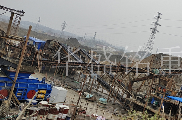 石料生產線現場 湖南長沙石料生產線現場